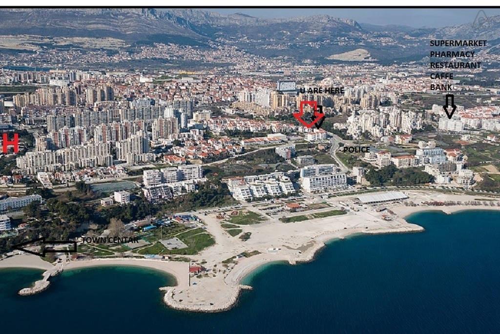 Lusea Apartments Split Extérieur photo